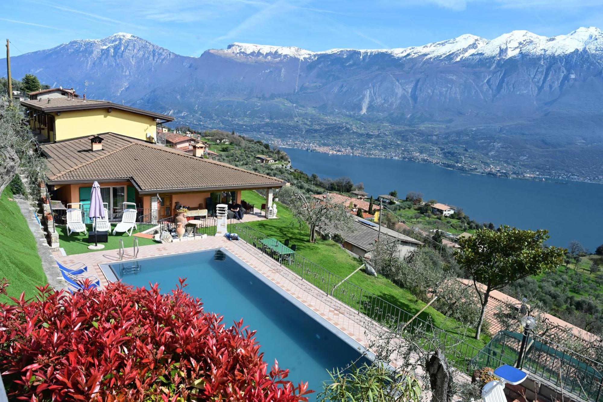 Casa Elka Residence Lake View And Pool By Garda Domus Mea Pieve  المظهر الخارجي الصورة